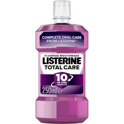 Listerine Total Care Mouthwash, Clean Mint, 250 ml, (Pack of 1)