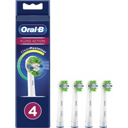 Oral-B Floss Action Electric Toothbrush Head with CleanMaximiser Technology