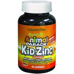 Nature's Plus, Source of Life, Animal Parade, Kid Zinc Lozenges, Natural Tangerine Flavor, 90 Animal-Shaped Lozenges