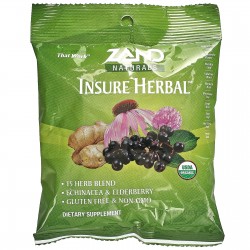 Zand, Naturals, Organic Insure Herbal, 18 Throat Lozenges